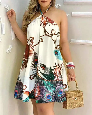 Women’s Cute Halter Summer Dress. (Plus Size Available.) My Store