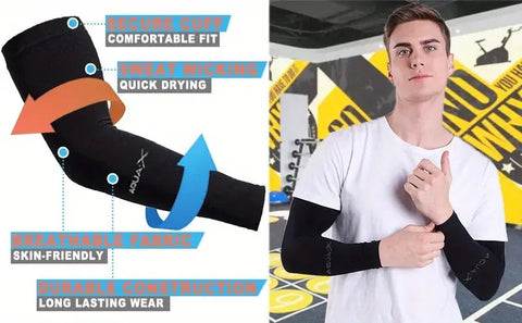 3 Pair of Breathable Sun Protection Sleeves - Breathable & UV Protective Gear for Sports, Driving, & Outdoor Adventures Elite Boutique