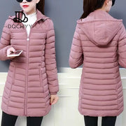 Women's Jacket Fashion Loose Down Cotton Women Coats Parkas Casual Warm Outerwear Hooded Winter Jacket Oversize 6XL Overcoat Elite Boutique