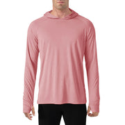 TACVASEN Sun Protection T-Shirts Mens Long Sleeve Hoodie Casual UV-Proof T-Shirts Breathable Lightweight Quick Dry T shirts Male Elite Boutique