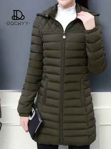 Women's Jacket Fashion Loose Down Cotton Women Coats Parkas Casual Warm Outerwear Hooded Winter Jacket Oversize 6XL Overcoat Elite Boutique