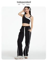 Sports Trousers for Women in Summer Cool Windproof Outdoor Mountaineering Loose Casual Wide-leg Pants Sun Protection Trousers Elite Boutique