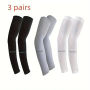 3 Pair of Breathable Sun Protection Sleeves - Breathable & UV Protective Gear for Sports, Driving, & Outdoor Adventures Elite Boutique