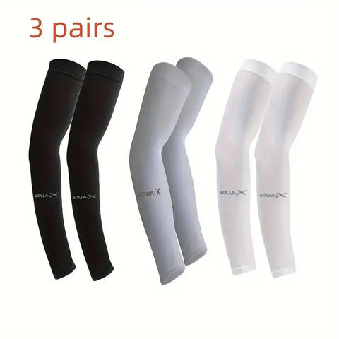 3 Pair of Breathable Sun Protection Sleeves - Breathable & UV Protective Gear for Sports, Driving, & Outdoor Adventures Elite Boutique