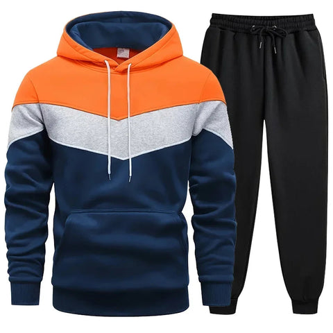 Hoodie Men Tracksuit Tricolor Single Piece Sweatshirt and Sweatpants Daily Sportswear Man Comfort Hot Sale Fashion Casual Sports Elite Boutique