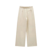 TRAF Pants Women 2024 Trousers Casual Wide Pants Woman office wear Wide leg Pants Women Autumn Baggy Black High Waist Trousers Elite Boutique