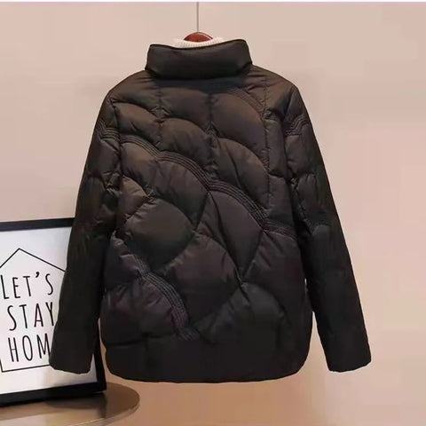 Women Jacket 2025 New Autumn Winter Parkas Female Light Thin Down Cotton Coat Femme Casual Short Warm Basic Outerwear Ladies Top Elite Boutique