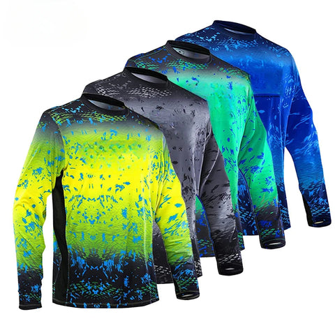 Fishing Shirts Long Sleeve Uv Protection Clothing Mens Outdoor Jersey Upf 50 Clothes Performance Breathable Fishing Elite Boutique