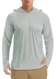 UPF 50+ Sun Protection T-Shirts Mens Long Sleeve Hoodie Casual Quick Dry T shirts Outdoor Hike Sports Run Pullover Tops Elite Boutique