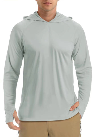 UPF 50+ Sun Protection T-Shirts Mens Long Sleeve Hoodie Casual Quick Dry T shirts Outdoor Hike Sports Run Pullover Tops Elite Boutique