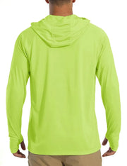 TACVASEN Sun Protection T-Shirts Mens Long Sleeve Hoodie Casual UV-Proof T-Shirts Breathable Lightweight Quick Dry T shirts Male Elite Boutique