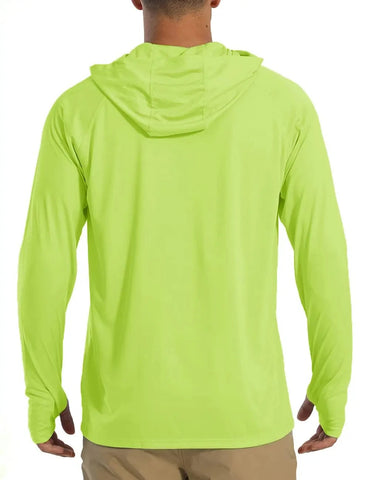 TACVASEN Sun Protection T-Shirts Mens Long Sleeve Hoodie Casual UV-Proof T-Shirts Breathable Lightweight Quick Dry T shirts Male Elite Boutique
