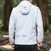 Upf 50 Hoodies Long Sleeve Men Outdoor Lightweight Zip Up Jacket Fishing Hiking Sun Protection Compressed Coat Zipper Pockets Elite Boutique