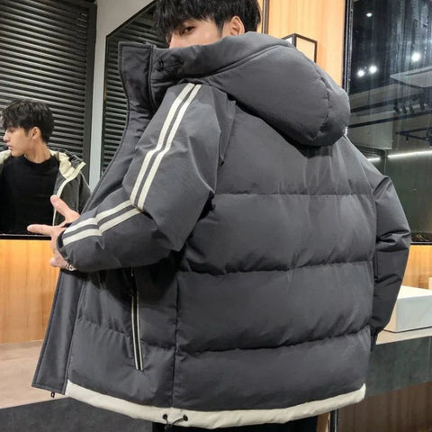 Hoodie Jacket Man Printed Winter Down Coat for Men Cold Casual Fast Delvery Stylish Aesthetic Cheap Sale Joker Deals Work New In Elite Boutique