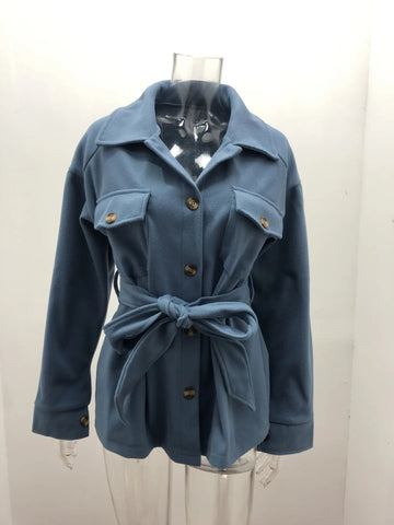Women Fashion Jacket Fall/Winter 2024 New Lapel Single Breasted Thickened Windproof Thermal Coats Elegant Versatile Daily Wear Elite Boutique