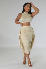 two piece set for women sets women 2 piece summer 2 pieces outfits birthday outfit woman tops skirts wholesale clothes 2023 Elite Boutique