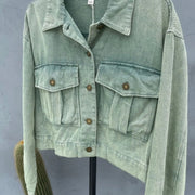 Vintage Jackets for Women Clothes Street Fashion Hip Hop Washing Aging Coat Women Jacket Loose Casual Denim Jacket Women Tops Elite Boutique