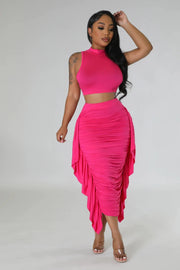 two piece set for women sets women 2 piece summer 2 pieces outfits birthday outfit woman tops skirts wholesale clothes 2023 Elite Boutique
