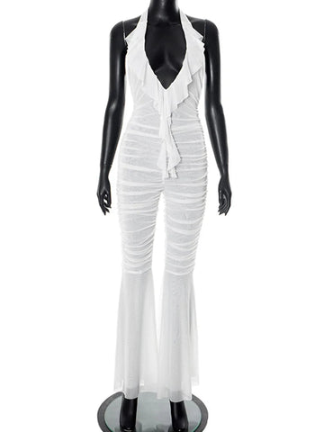 Sleeveless Slim Lace Jumpsuit. My Store