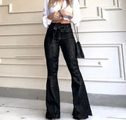 Women’s High Waisted Flare Jeans. Elite Boutique