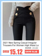 Fashion women's trousers Spring autumn new high-elastic double-breasted tight-fitting high-waisted slimming pants Women's pants Elite Boutique