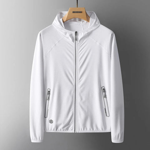 UPF50+ Summer UV Protection Hoodie Unisex Breathable Ice Silk Outdoor Sports Couple's Beach Street Style Lightweight Jacket Elite Boutique