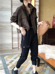 Jackets for Women Spring Autumn 2023 New Women's Fashion Versatile Jean Jacket Short Jacket Work Clothes Denim Top Streetwear Elite Boutique