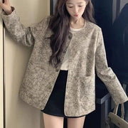 Women's Jackets High Quality Long Sleeve Female Coat Spring Autumn New Products Luxury Sale Cheap Lined Korean Style Casual Elite Boutique