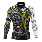 New Summer Men's Rashguard Long Sleeve Surfing Shirts Sunscreen Lycra Fabric Surf Sweatshirt UV Protection RightTrack Swimwear Elite Boutique