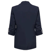 Women's Jacket Spring Summer New Arrivals Roll-up Cuffs Outerwears Lined Open Stitch Thin Jackets for Streetwear Womans Clothing Elite Boutique