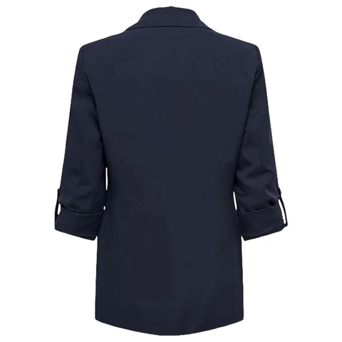 Women's Jacket Spring Summer New Arrivals Roll-up Cuffs Outerwears Lined Open Stitch Thin Jackets for Streetwear Womans Clothing Elite Boutique