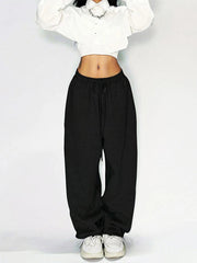 New Women Trousers Fashion Autumn Streetwear Basic Straight Casual Slim Pants Lady Sexy Solid Simple Versatile Knitted Trousers Elite Boutique