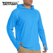 TACVASEN Sun Protection T-Shirts Mens Long Sleeve Hoodie Casual UV-Proof T-Shirts Breathable Lightweight Quick Dry T shirts Male Elite Boutique