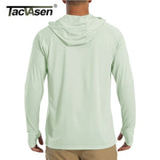 TACVASEN Sun Protection T-Shirts Mens Long Sleeve Hoodie Casual UV-Proof T-Shirts Breathable Lightweight Quick Dry T shirts Male Elite Boutique