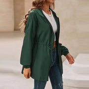 Women'S Jacket Tourism Outdoor Hiking Waterproof Rain Poncho Raincoat Hooded Rain Coat High-Quality Jackets Hiking Clothes Elite Boutique