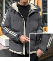 Hoodie Jacket Man Printed Winter Down Coat for Men Cold Casual Fast Delvery Stylish Aesthetic Cheap Sale Joker Deals Work New In Elite Boutique