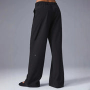 Women Comfortable Fashion Wide Leg Pants Street Trousers Yoga Fitness Street Slacks Suit Pants High-Waisted Straight Trouser Elite Boutique