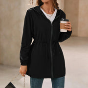 Women'S Jacket Tourism Outdoor Hiking Waterproof Rain Poncho Raincoat Hooded Rain Coat High-Quality Jackets Hiking Clothes Elite Boutique