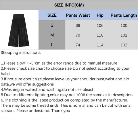 TRAF Women Lace Trousers Embroidery Hollow Out Simple Women's Pants Elastic Waist Loose Pants Female Wide Leg Pants Elite Boutique