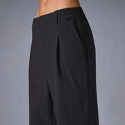 Women Comfortable Fashion Wide Leg Pants Street Trousers Yoga Fitness Street Slacks Suit Pants High-Waisted Straight Trouser Elite Boutique
