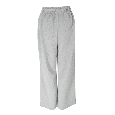 New Women Trousers Fashion Autumn Streetwear Basic Straight Casual Slim Pants Lady Sexy Solid Simple Versatile Knitted Trousers Elite Boutique