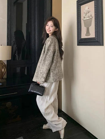 Women's Jackets High Quality Long Sleeve Female Coat Spring Autumn New Products Luxury Sale Cheap Lined Korean Style Casual Elite Boutique