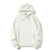 Hoodie Men 500g Fleece thicken Loose Solid Unisex Oversized Basic Autumn Winter Warm Women Sweatshirts Hooded Pullovers Male Top Elite Boutique