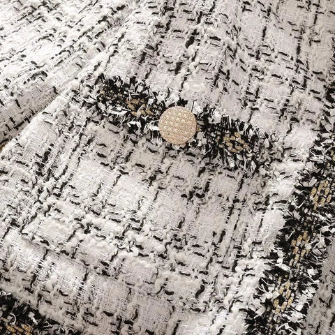 Women's Jackets  Women's Jacket Spring new Trendy Ladies Short Joker Temperament Small Fragrant Tweed Coat Tweed Coat Cardigan Elite Boutique