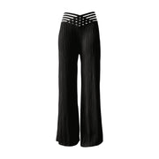 Women's High Waisted Wide Leg Trousers Casual Fashion Draping Pleated Sexy Streetwear Wide-Leg Pants Ladies Baggy Trousers Elite Boutique