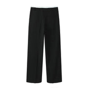 TRAF Pants Women 2024 Trousers Casual Wide Pants Woman office wear Wide leg Pants Women Autumn Baggy Black High Waist Trousers Elite Boutique