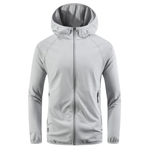 UPF50+ Summer UV Protection Hoodie Coat Unisex Breathable Ice Silk Outdoor Sports Couple's Beach Street Lightweight Skin Jacket Elite Boutique