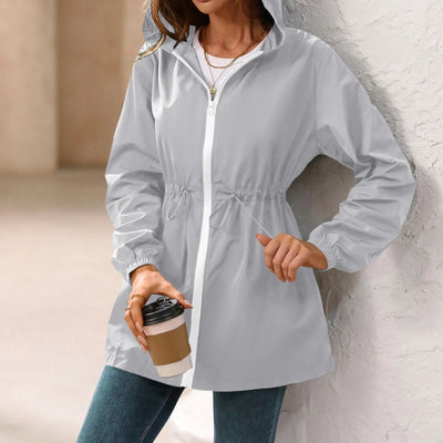 Women'S Jacket Tourism Outdoor Hiking Waterproof Rain Poncho Raincoat Hooded Rain Coat High-Quality Jackets Hiking Clothes Elite Boutique