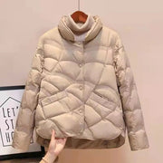 Women Jacket 2025 New Autumn Winter Parkas Female Light Thin Down Cotton Coat Femme Casual Short Warm Basic Outerwear Ladies Top Elite Boutique