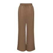 Women Striped Trousers Summer New Fashion Streetwear Basic Straight Casual Slim Pants Lady Sexy Solid Simple Versatile Trousers Elite Boutique